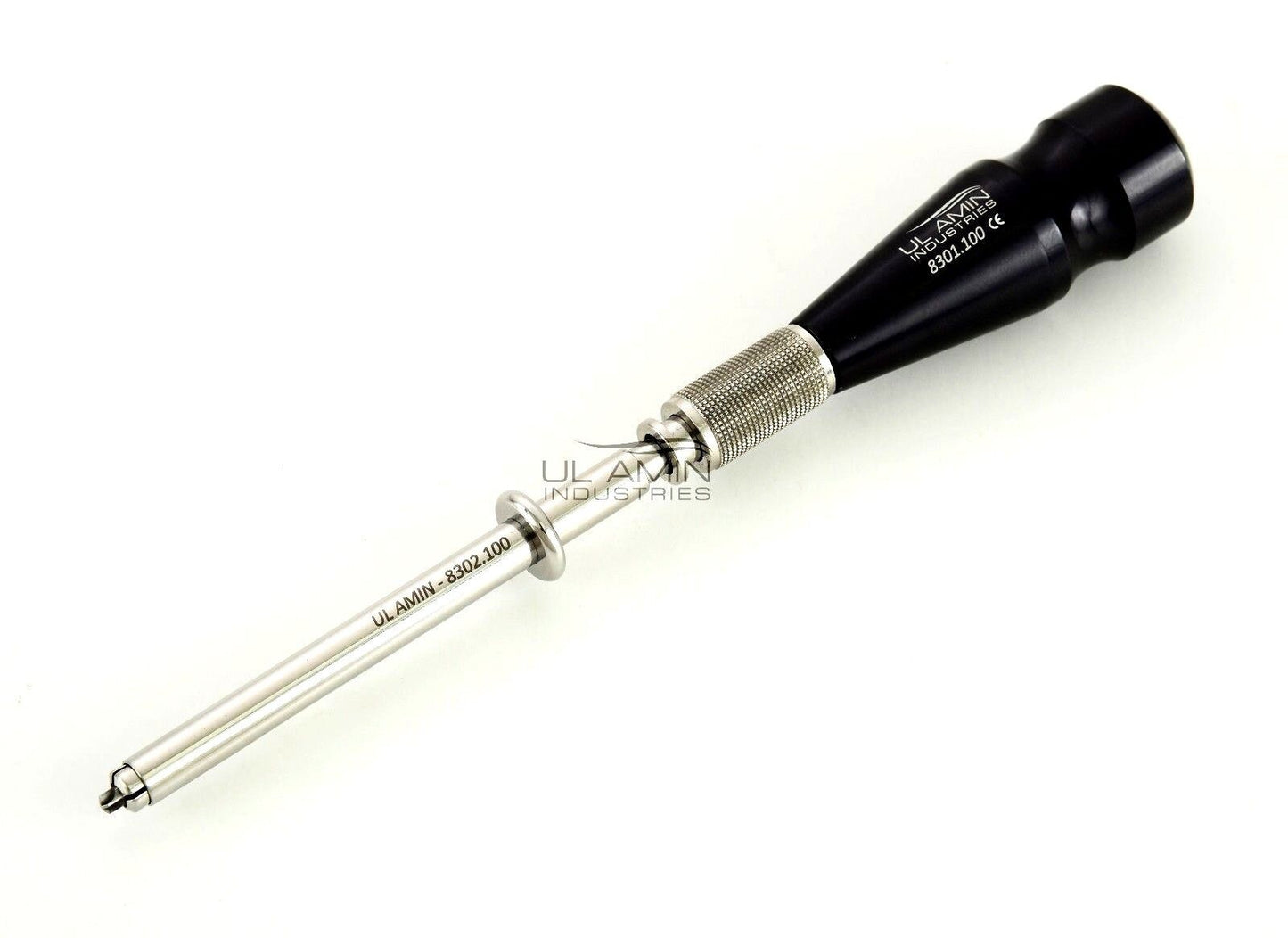 Maxillofacial Bone Fixation Screwdriver with Self Picking System Made of Medical Grade Aluminum and Stainless Steel.