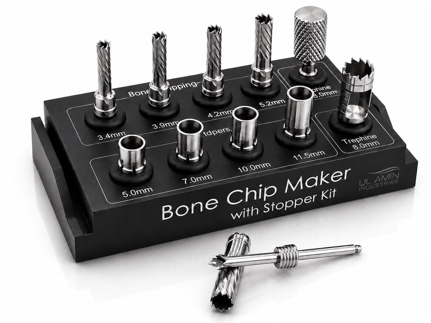 Dental Implant Bone Chip Maker Kit With Stoppper
