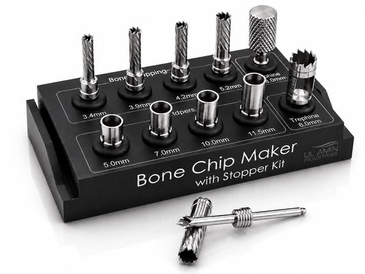 Dental Implant Bone Chip Maker Kit With Stoppper