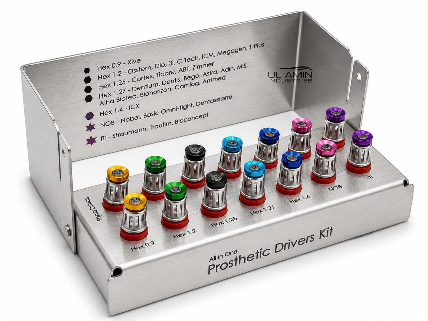 Universal Implant Compact Prosthetic Drivers Kit