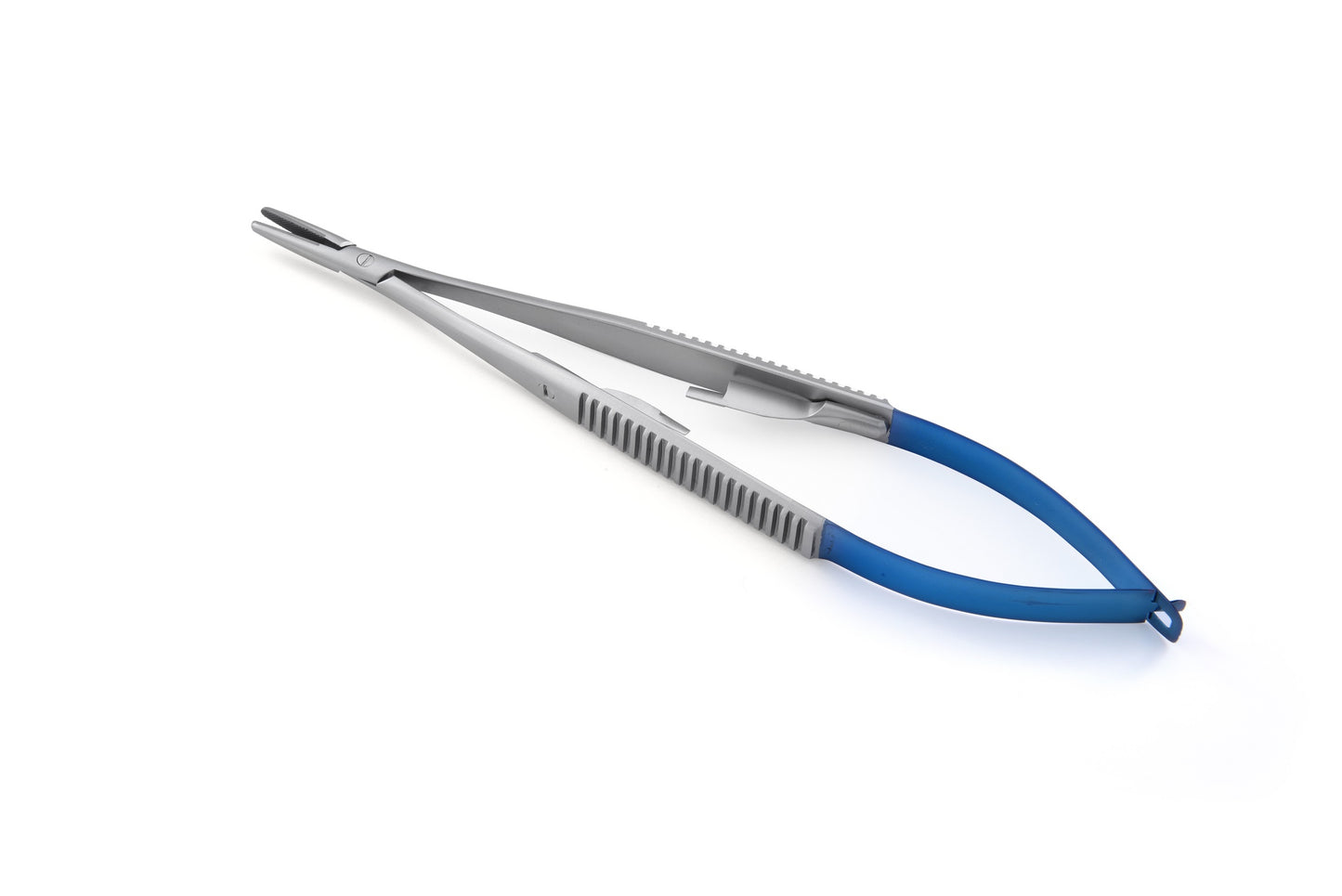 UL AMIN TC Castroviejo Needle Holder 5.5" 14cm Straight Blue Line