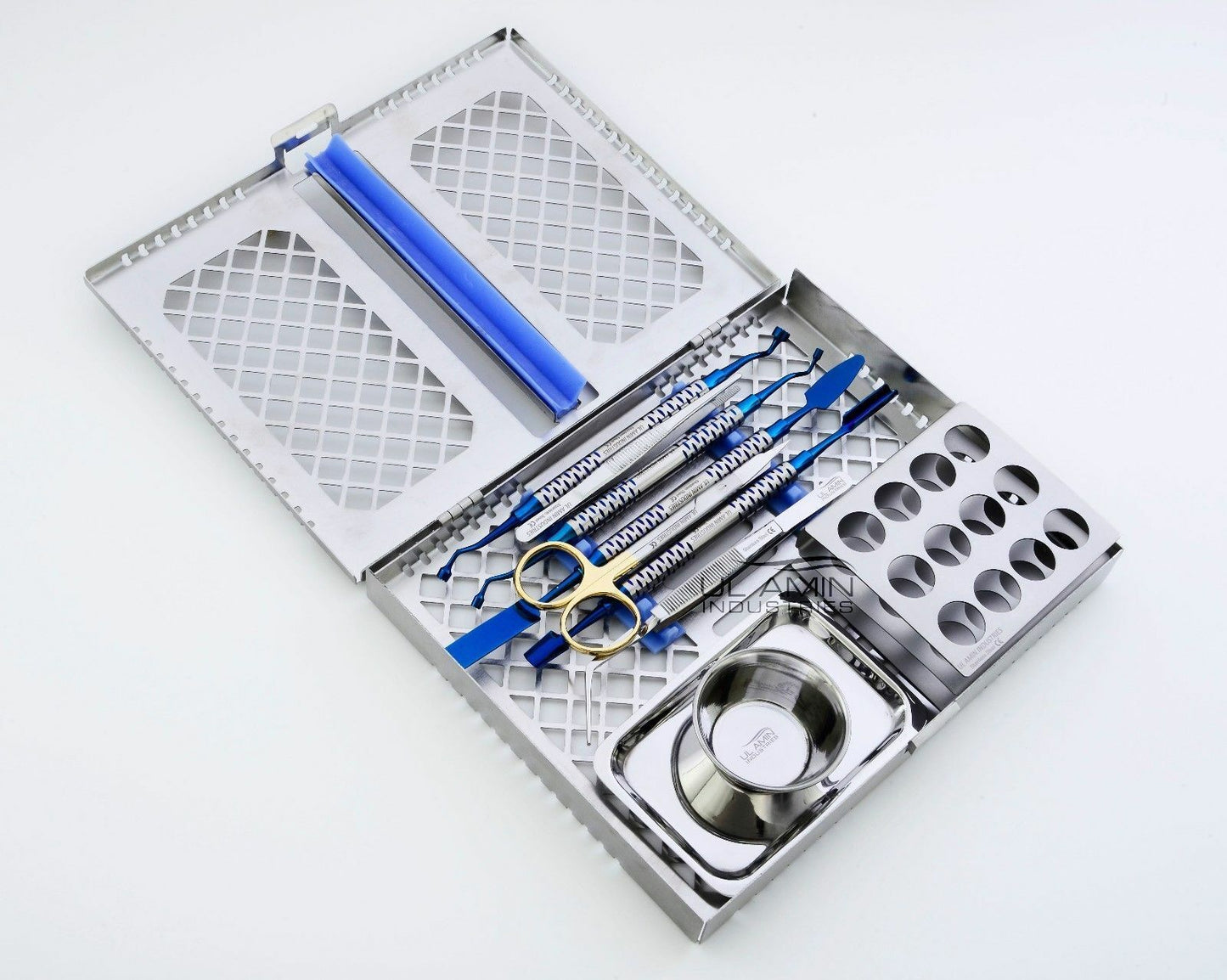 PRF Box Instruments Set Cassette Tray Compactor Spoon Bowl Platelet Rich Fibrin Dental Implant