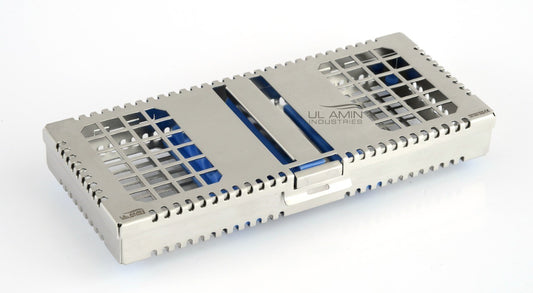 NEW 5 Instruments Dental Surgical Sterilization Autoclave Cassette Tray Rack Stainless Steel CE