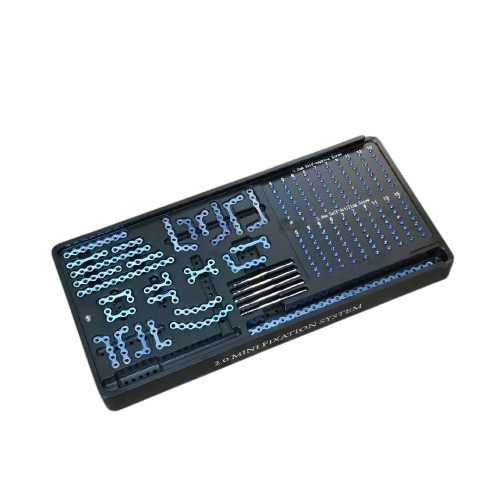 Titanium Universal Maxillofacial Fracture Fixation Bone Plates Modules Implant Kits Upper Face Mid Face 1.5mm 2.0mm System