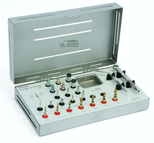 Premium Surgical Drills Kit Dental Implant Tools Torque Hex Drivers Universal Stainless Steel Surgical CE